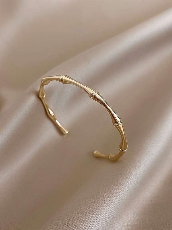 Bamboo Design Cuff Bangle - LuckyFash™