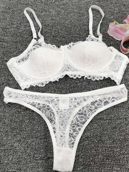 Basic Solid Color Sling Two-piece Underwear - LuckyFash™