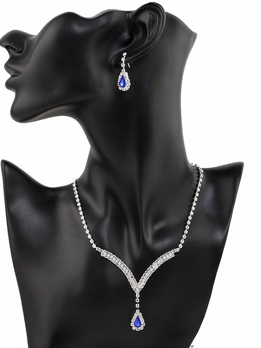 necklace Chic & Modern Party Pure Color Jewelry Sets / Wedding / White / Red / Blue / Fall for Women - LuckyFash™