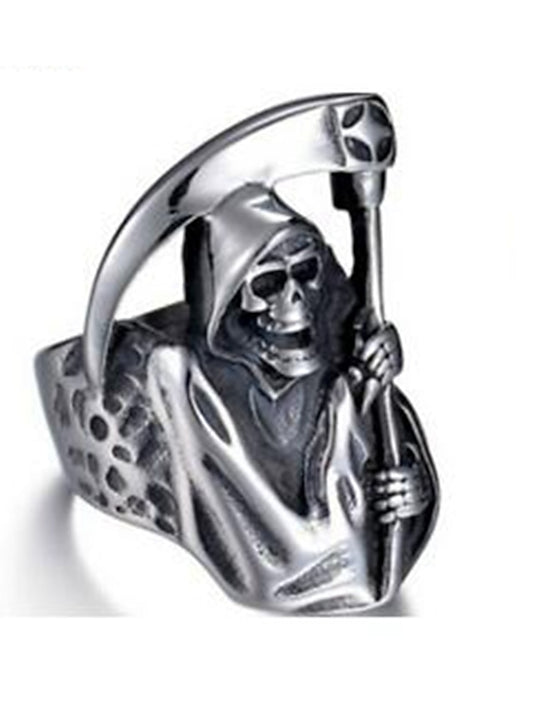 1PC Ring For Men's Women's Halloween Prom Alloy Classic Skull - LuckyFash™