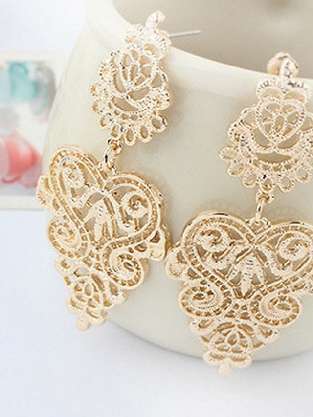 1 Pair Drop Earrings For Women's Street Date Alloy Classic Fashion - LuckyFash™