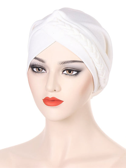 Bonnets Muslim Turban Hijabs Female Hat New Fashion Solid Color Simple Style Women's Cap Hot Two Kinds of Wear Headgear - LuckyFash™