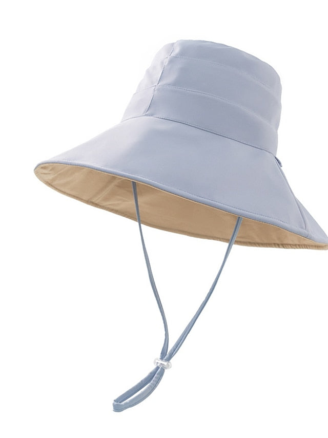 1PC Women's Double-Sided Sun Hat Floppy Hat Daily Holiday Cloth Sports & Outdoors Sweet - LuckyFash™