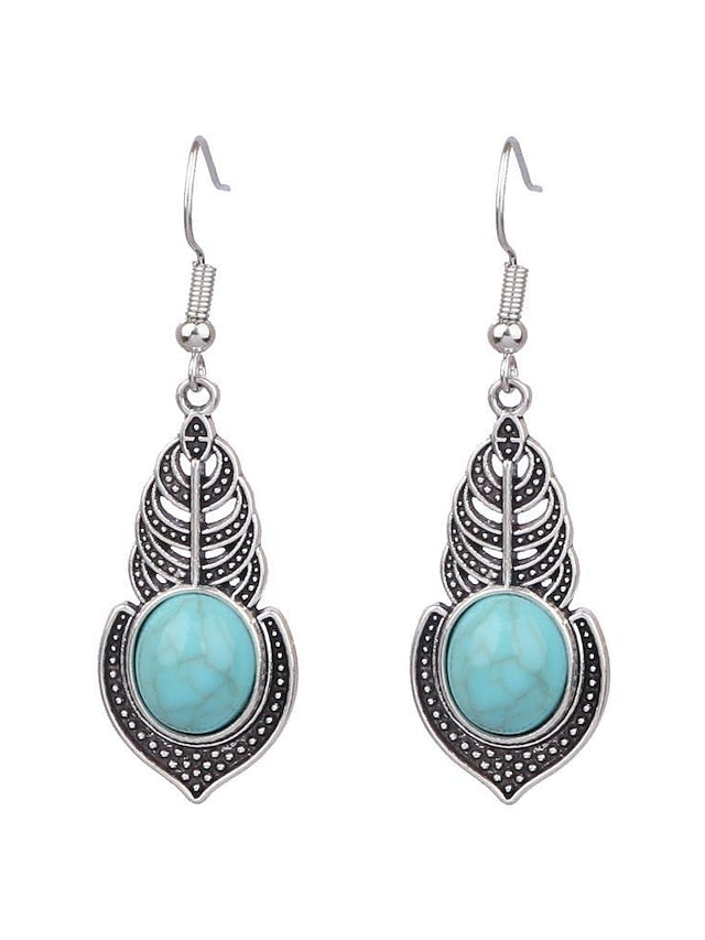 1 Pair Hanging Earrings For Women's Daily Alloy Classic Totem Series - LuckyFash™