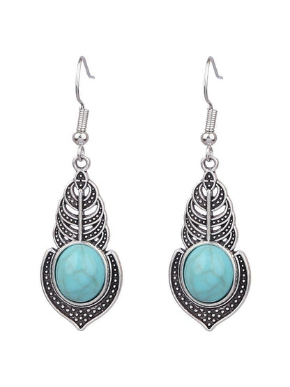 1 Pair Hanging Earrings For Women's Daily Alloy Classic Totem Series - LuckyFash™