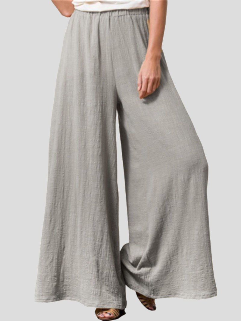 Cotton And Linen Loose Wide-Leg Casual Pants - LuckyFash™