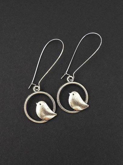 Creative round bird earrings - LuckyFash™