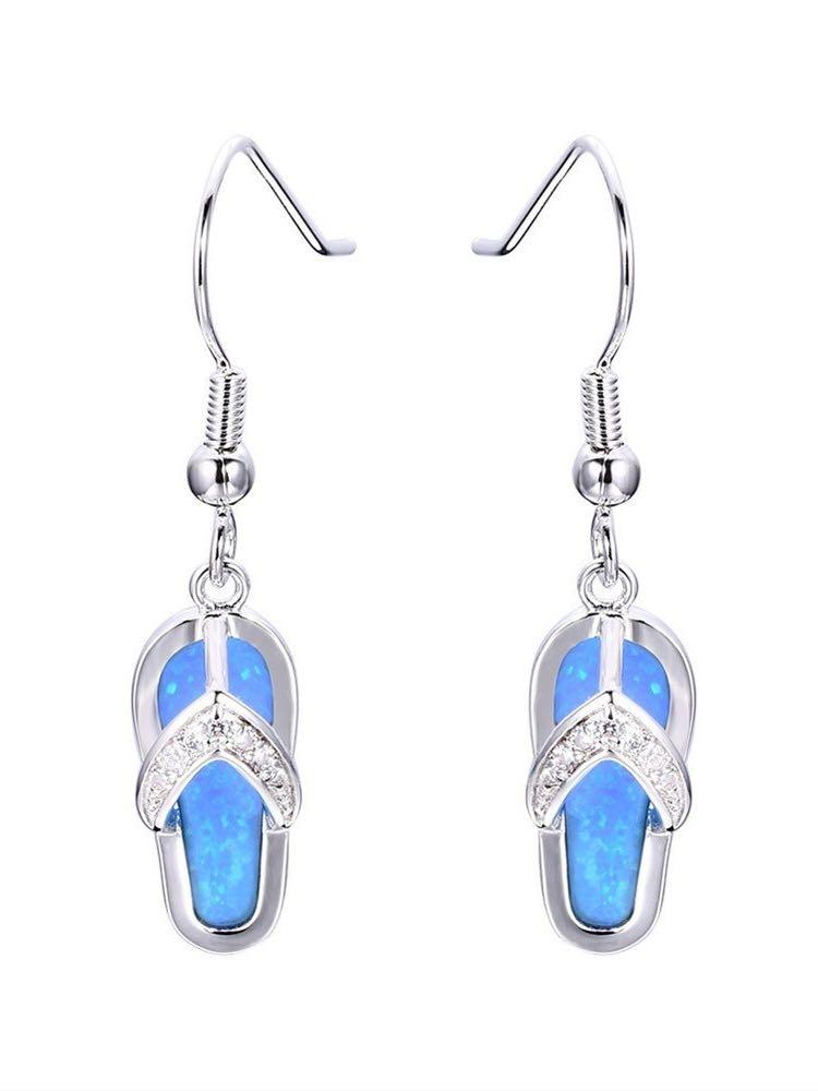 Earrings - Crystal Flip Flop Earring - MsDressly