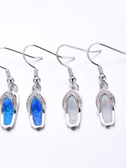 Earrings - Crystal Flip Flop Earring - MsDressly