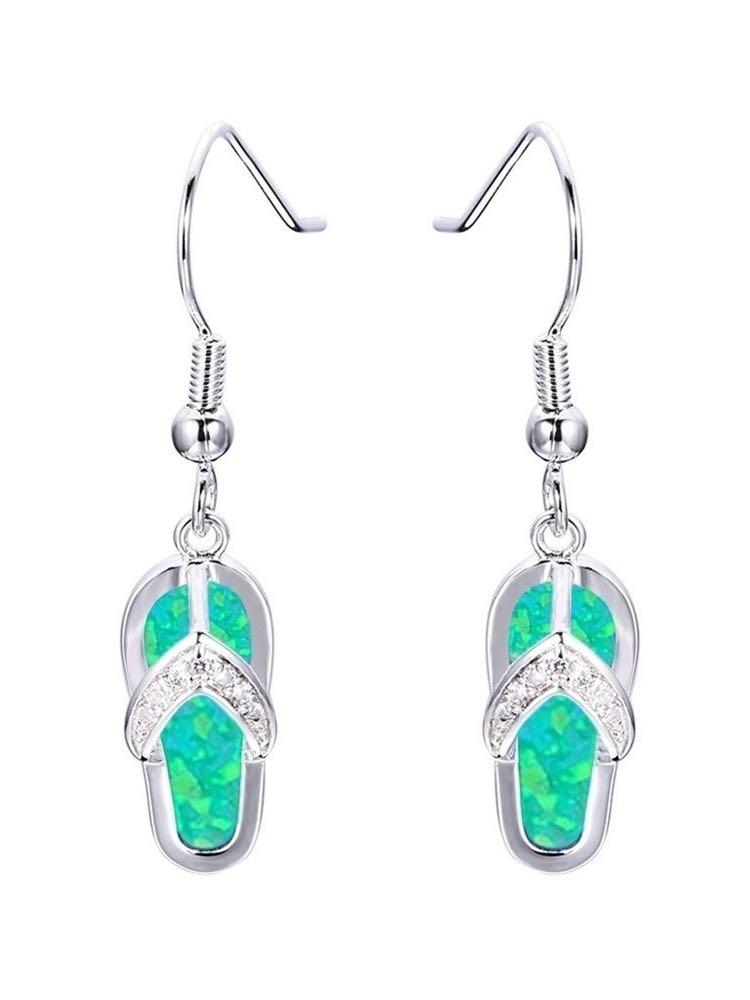 Earrings - Crystal Flip Flop Earring - MsDressly