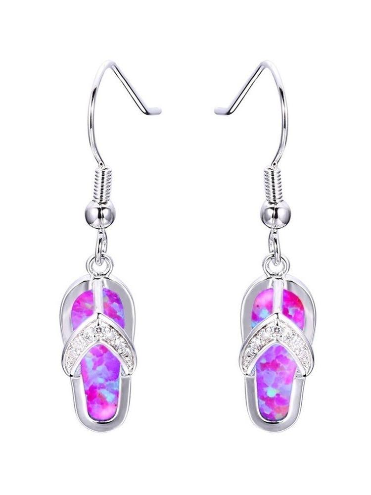 Earrings - Crystal Flip Flop Earring - MsDressly