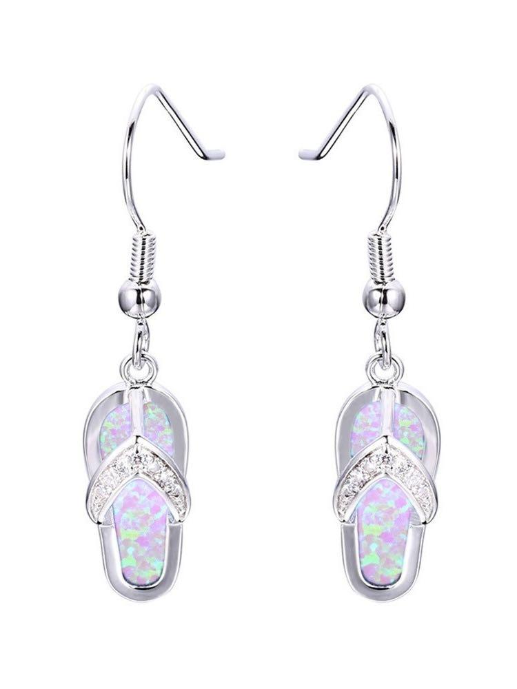 Earrings - Crystal Flip Flop Earring - MsDressly