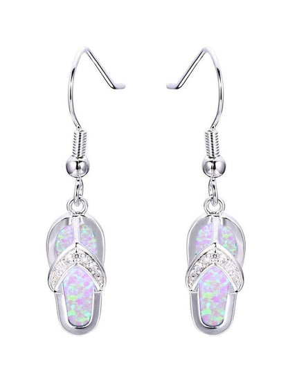 Earrings - Crystal Flip Flop Earring - MsDressly