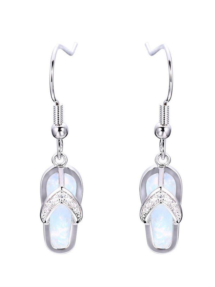 Earrings - Crystal Flip Flop Earring - MsDressly
