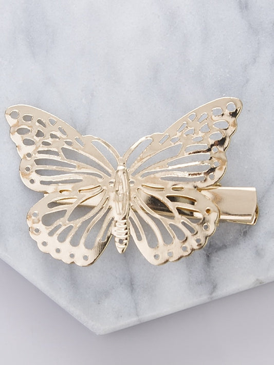 2pcs Hair Clip For Daily Festival Classic Alloy Golden for Women - LuckyFash™