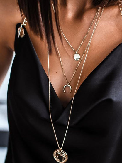 Deep V-Neck Sleeveless Halter Tank Tops - LuckyFash™