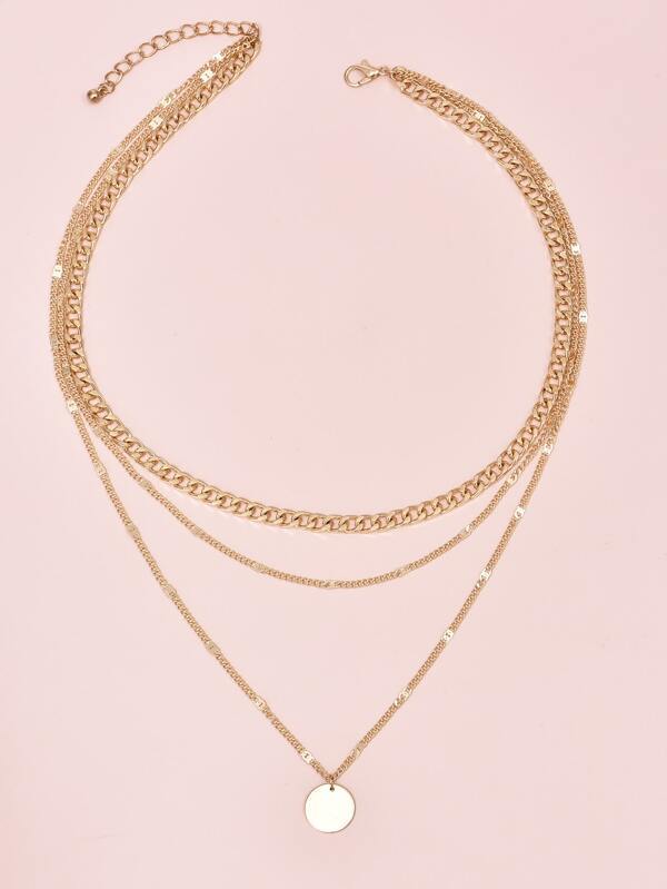 Disc Charm Layered Necklace - LuckyFash™