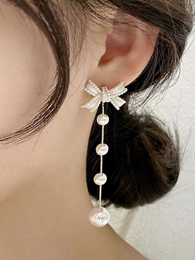 1 Pair Drop Earrings For Women's Gift Festival Alloy Drop Fashion - LuckyFash™