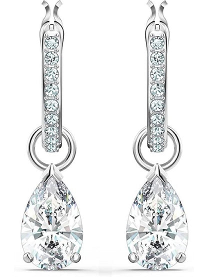 1 Pair Crystal Earrings For Women's Wedding Birdal Bridesmaids Chandelier Dangle Drop Earrings - LuckyFash™