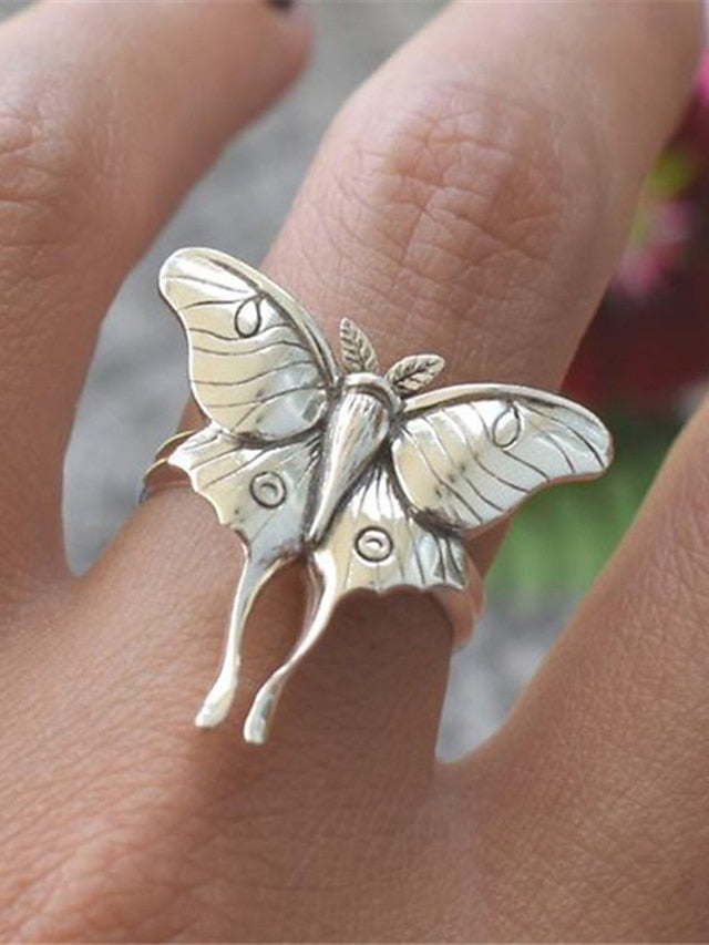 1PC Ring For Women's Street Date Alloy Classic Butterfly - LuckyFash™