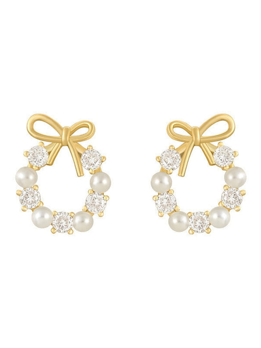Earrings Fashion Street Ribbon bow Earring for Women - LuckyFash™