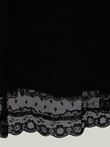 Fashion Lace V-neck Long-sleeved Short Dress - LuckyFash™