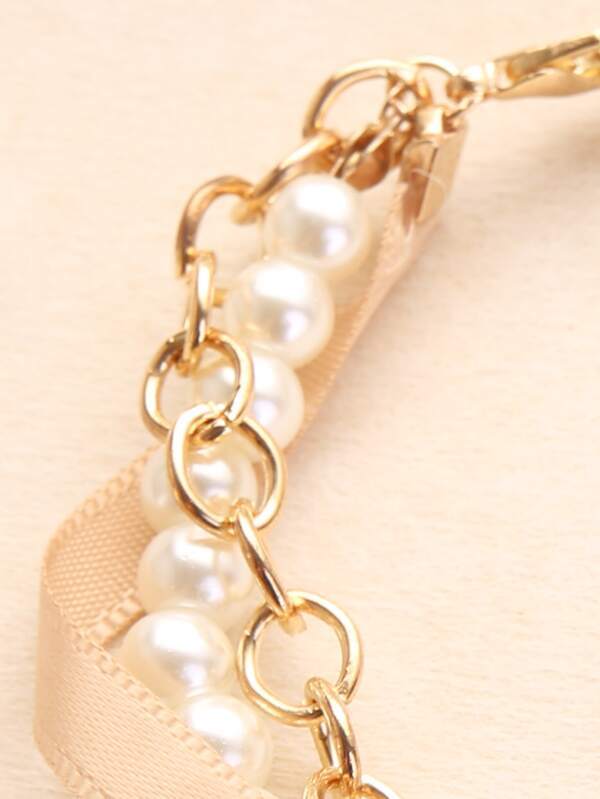 Faux Pearl Beaded Bracelet - LuckyFash™