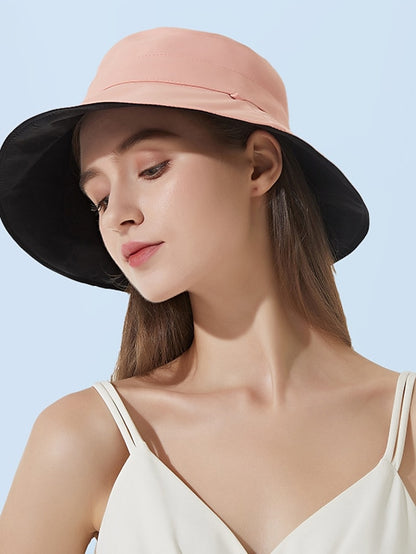 1PC Women's Double-Sided Sun Hat Floppy Hat Daily Holiday Cloth Sports & Outdoors Sweet - LuckyFash™