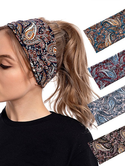 1pc Women's Headbands Bandana Hair Scarf For Street Gift Holiday Head Handmade Fabric 1 2 3 - LuckyFash™