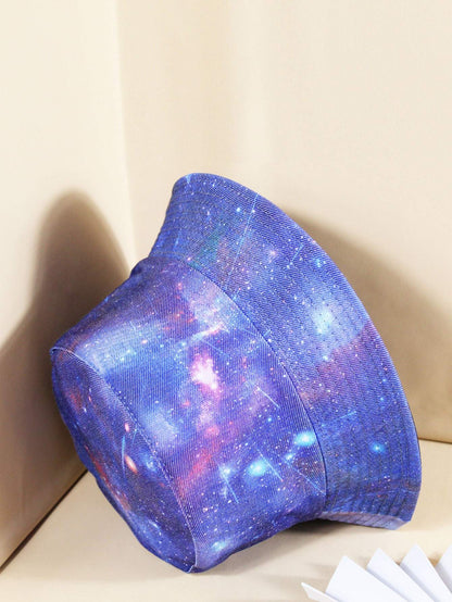 Galaxy Pattern Reversible Bucket Hat - LuckyFash™