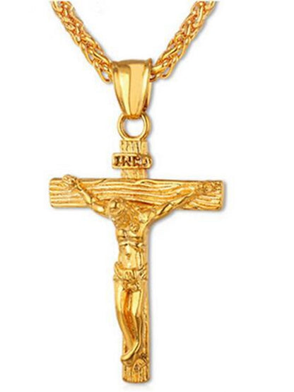 1PC Pendant Necklace For Men's Women's Christmas Daily Alloy Classic Cross - LuckyFash™