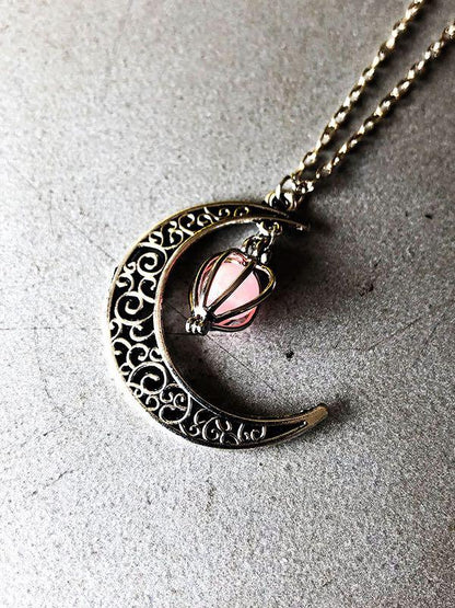 Ghost hollow Moon Necklace - LuckyFash™
