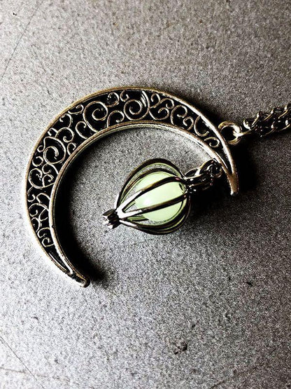 Ghost hollow Moon Necklace - LuckyFash™