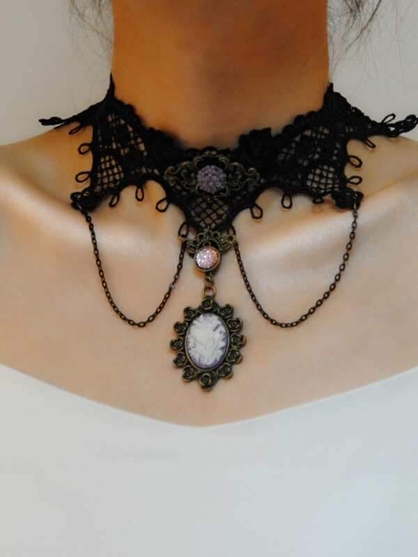 Halloween Lace Choker - LuckyFash™