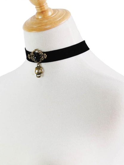 Halloween Skull Charm Choker - LuckyFash™