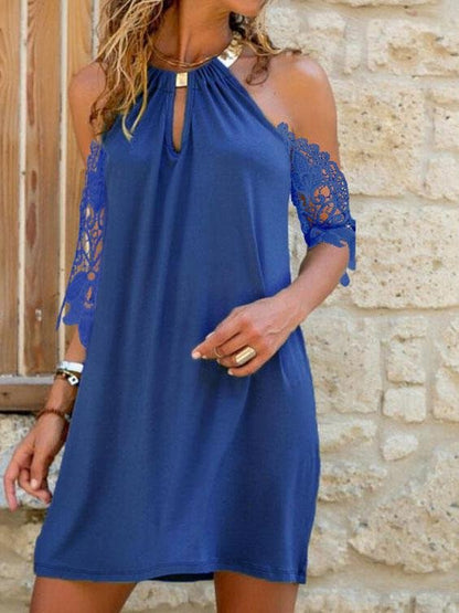 Halter Strapless Irregular Short Dress - LuckyFash™
