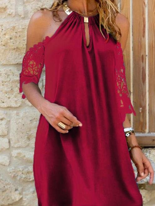 Halter Strapless Irregular Short Dress - LuckyFash™