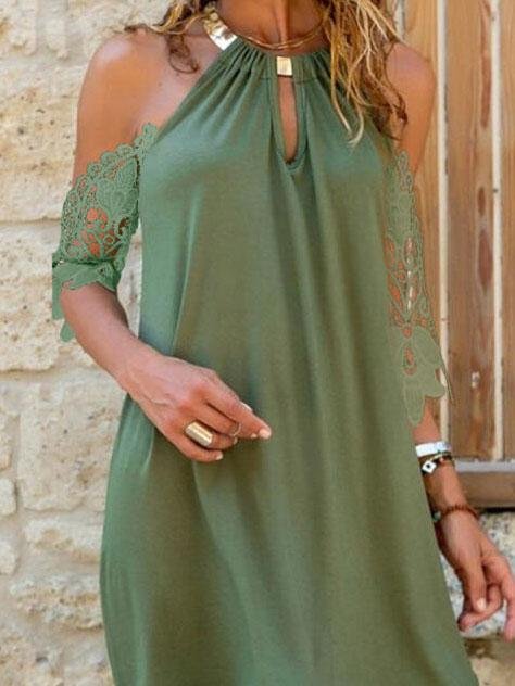 Halter Strapless Irregular Short Dress - LuckyFash™