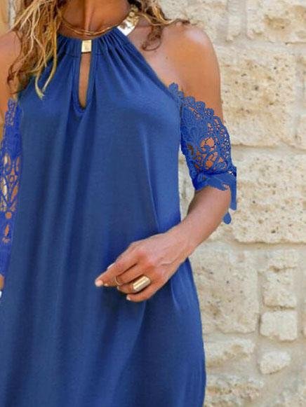 Halter Strapless Irregular Short Dress - LuckyFash™