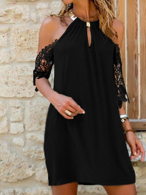 Halter Strapless Irregular Short Dress - LuckyFash™