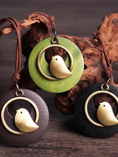 Handmade Bird Sweater Vintage Necklace - LuckyFash™
