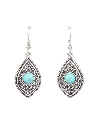 1 Pair Hanging Earrings For Women's Daily Alloy Classic Totem Series - LuckyFash™