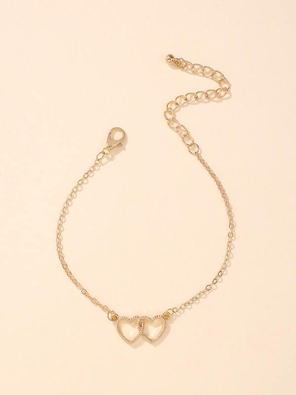 Heart Decor Chain Bracelet - LuckyFash™