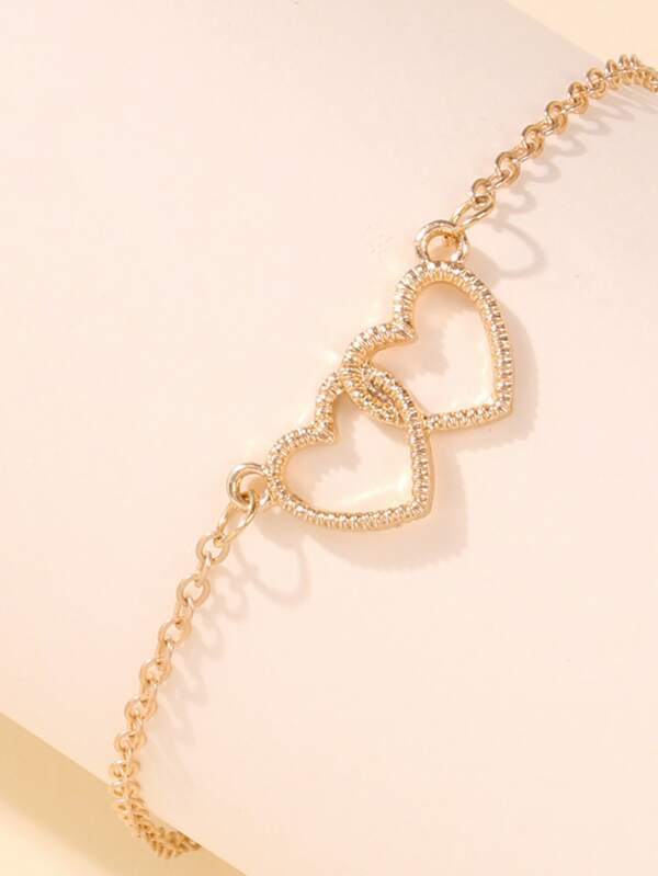 Heart Decor Chain Bracelet - LuckyFash™