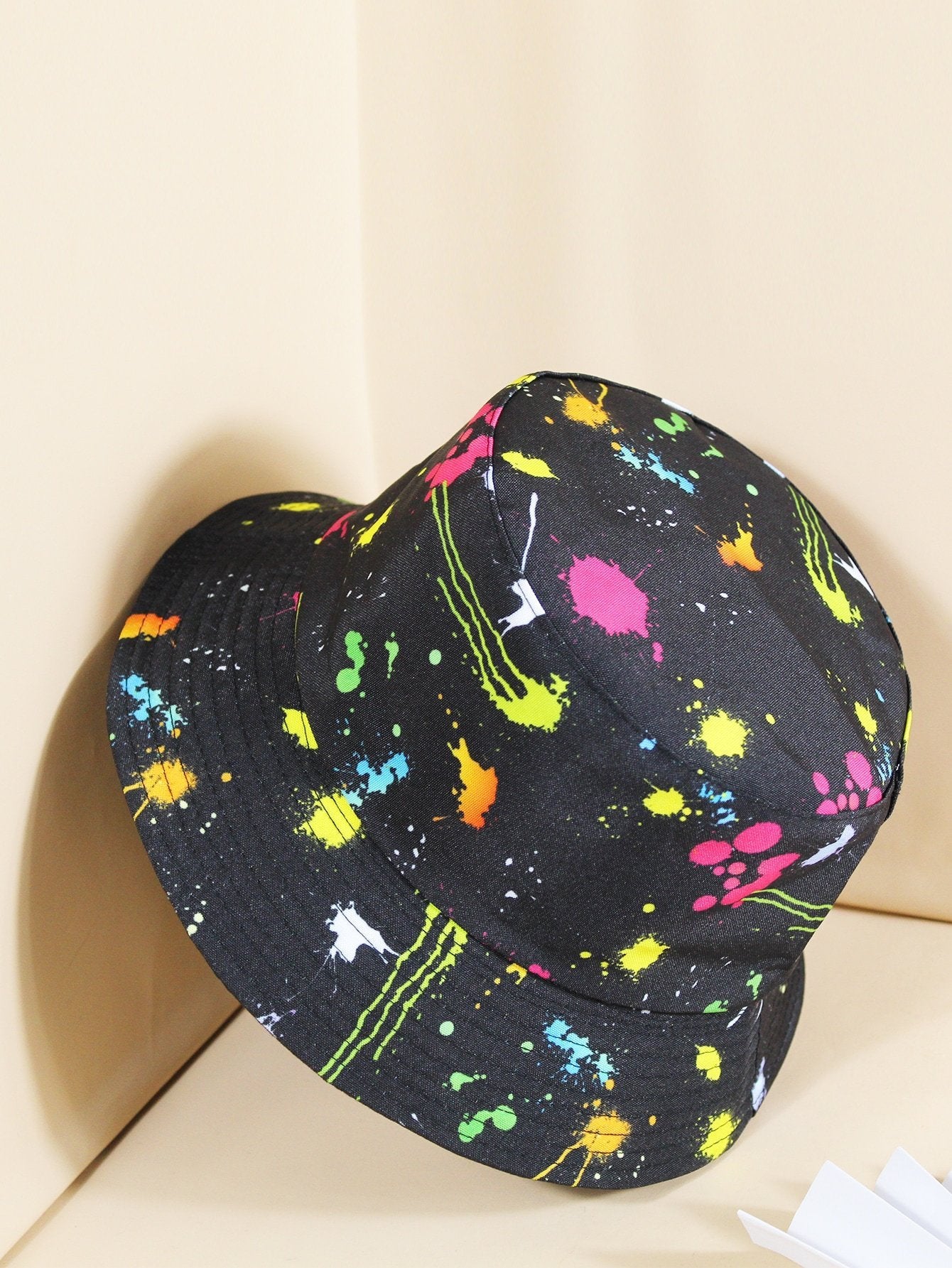 Ink Dot Pattern Reversible Bucket Hat - LuckyFash™