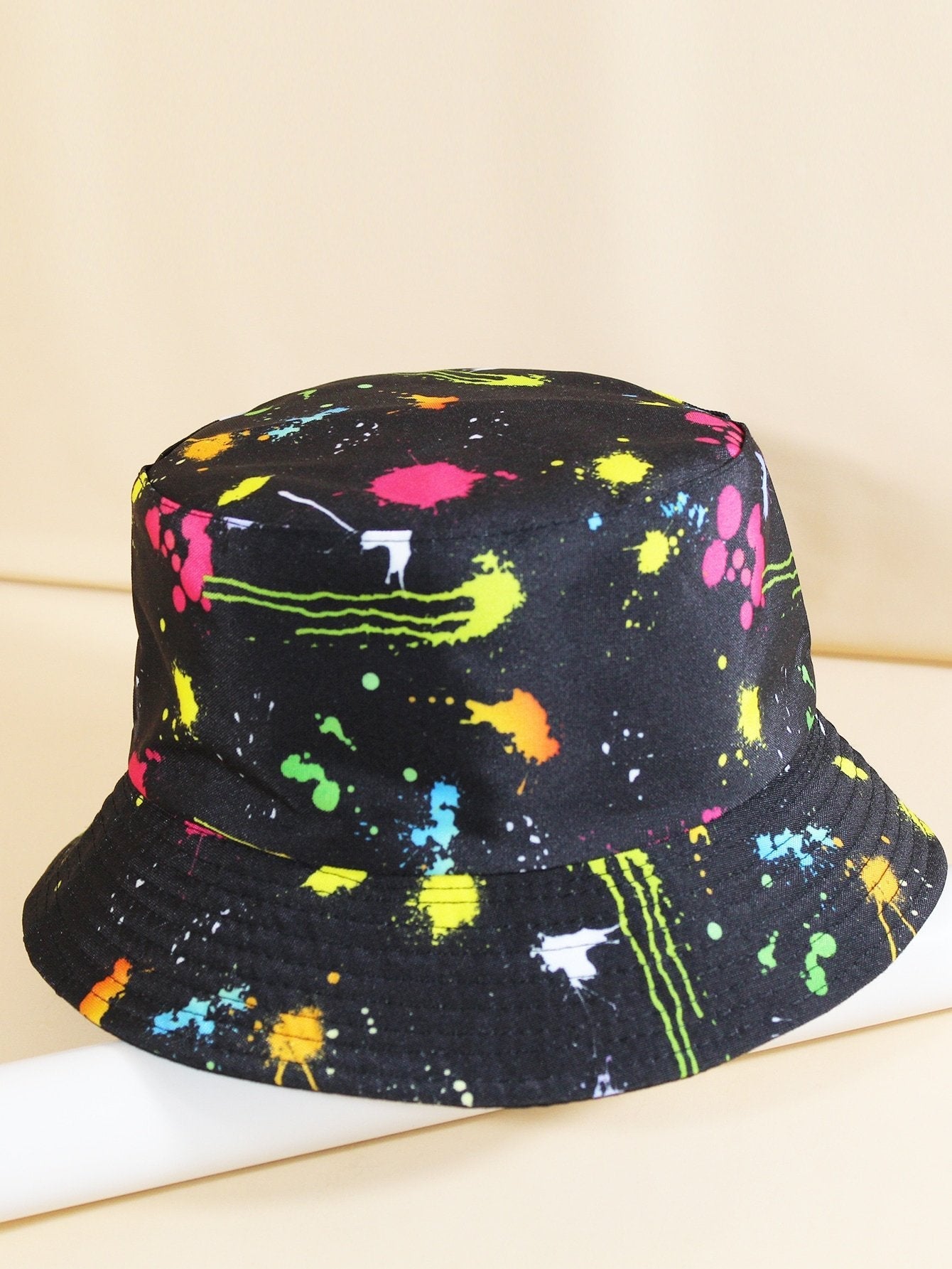 Ink Dot Pattern Reversible Bucket Hat - LuckyFash™