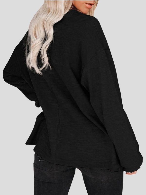 Women's Blouses Buttoned Lantern Sleeve Long Sleeve Blouses - LuckyFash™