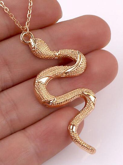 1PC Pendant Necklace For Women's Gift Daily Alloy Classic Snake - LuckyFash™