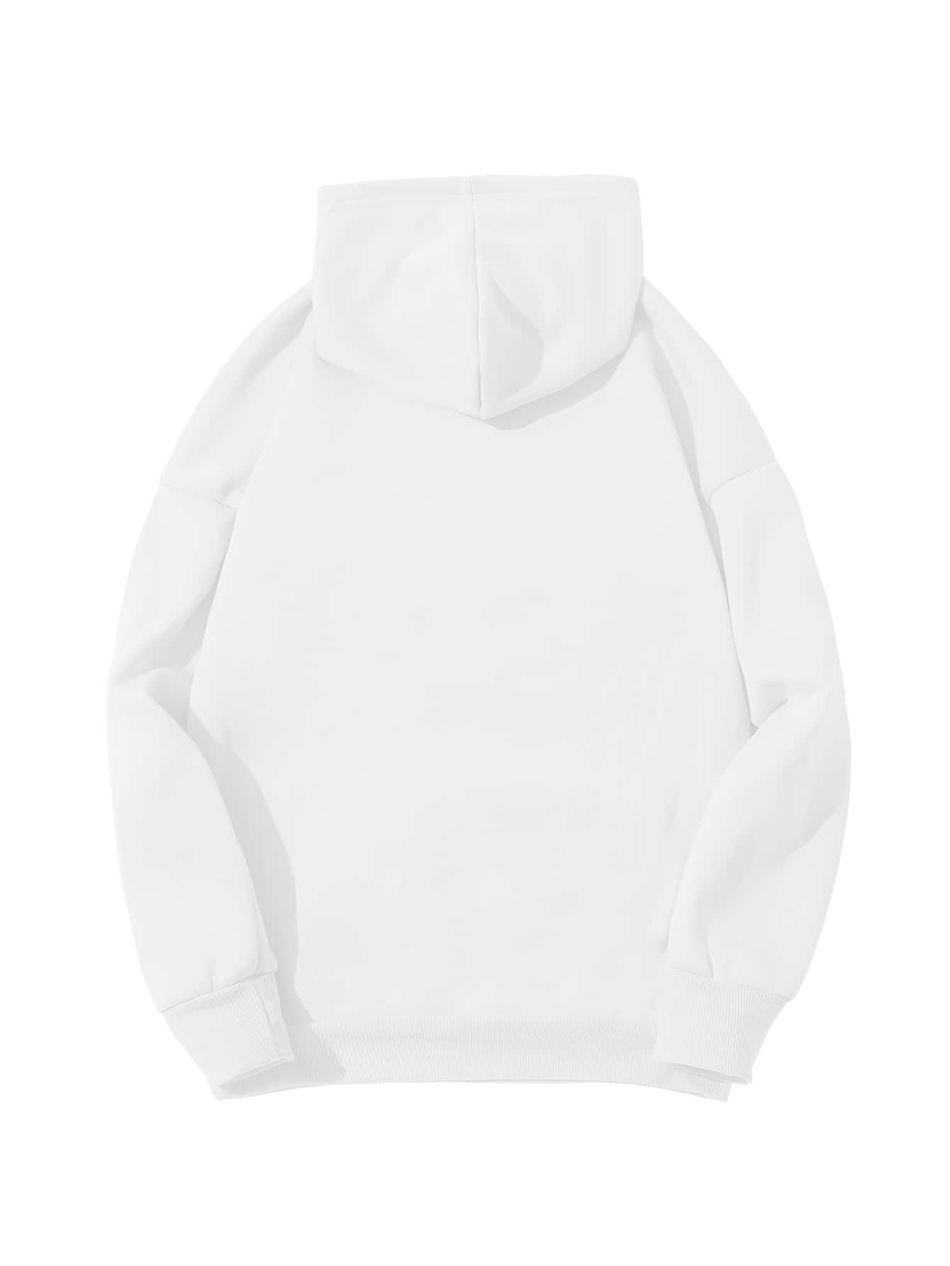 Kangaroo Pocket Thermal Lined Drawstring Hoodie - LuckyFash™