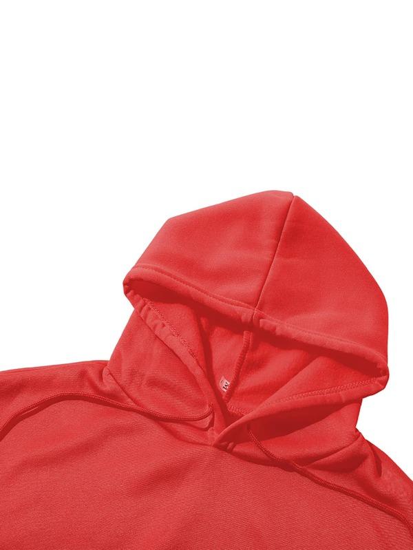 Kangaroo Pocket Thermal Lined Drawstring Hoodie - LuckyFash™